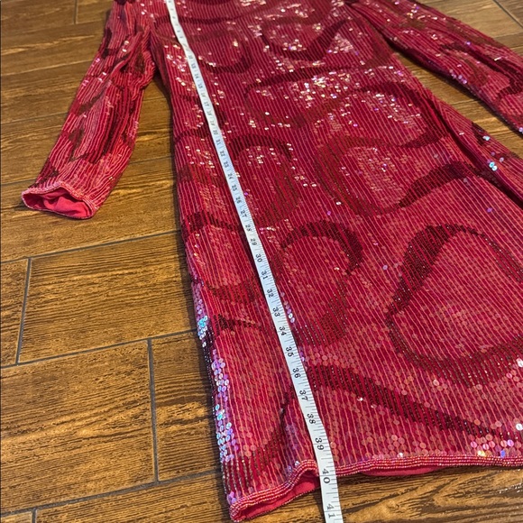 Vtg 1980’s Scarlet Rage Dress Medium Gorgeous! - Picture 4 of 9